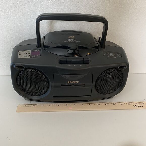 Vintage Audiovox CD 1892 Radio CD Player Cassette Tape Player Mfg 1997 Works - Picture 4 of 12